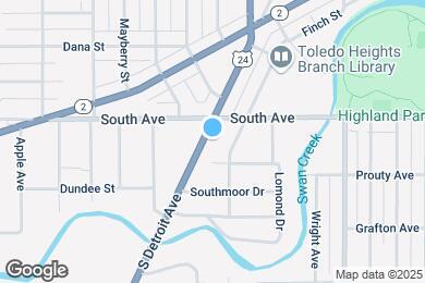 Map image of the property - 521 S Detroit Ave