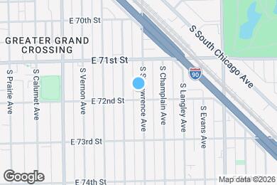 Map image of the property - 7144 S Saint Lawrence Ave