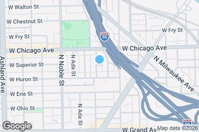 Map image of the property - 723 N Elizabeth St