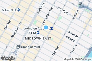 Map image of the property - 155 E 52nd St