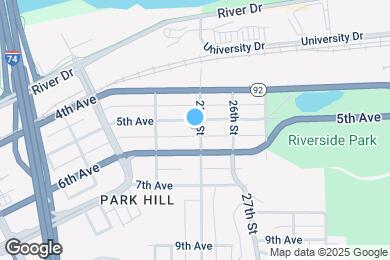 Map image of the property - 2430 5th Ave