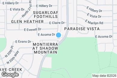 Map image of the property - 2366 E Evans Dr