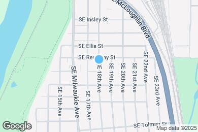 Map image of the property - 5515 SE 18th Ave