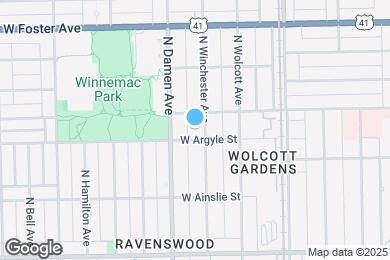 Map image of the property - 5006 N Winchester Ave