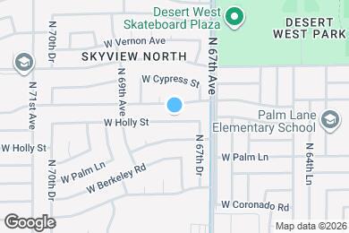 Map image of the property - 6746 W Holly St