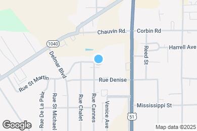 Map image of the property - 601 Rue Cannes