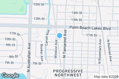 Map image of the property - 1017 10th St