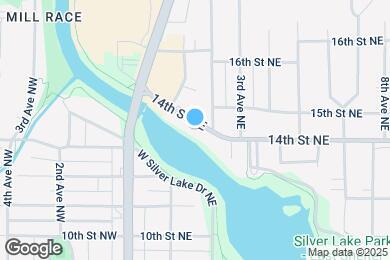 Map image of the property - 134 14th St NE