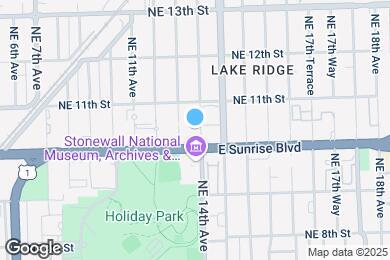 Map image of the property - 1017 NE 14th Ave