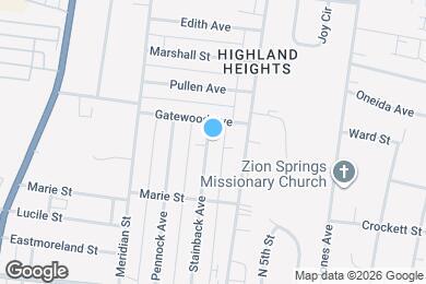 Map image of the property - 1425 Stainback Ave