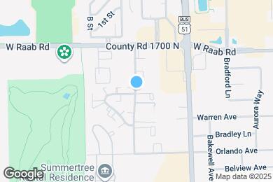 Map image of the property - 1600 Northbrook Dr