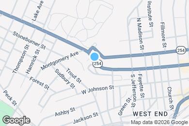 Map image of the property - 940 W Beverley St