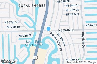 Map image of the property - 2412 NE 26th St