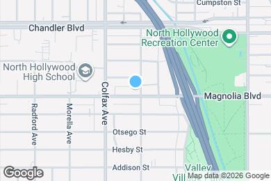 Map image of the property - 11641 Magnolia Blvd