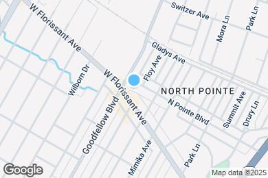 Map image of the property - 6208 N Pointe Blvd