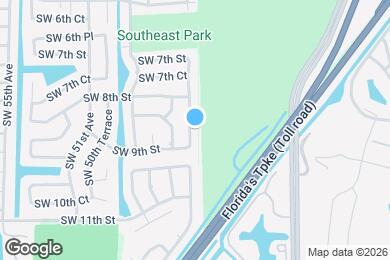 Map image of the property - 851 SW 49th Ter