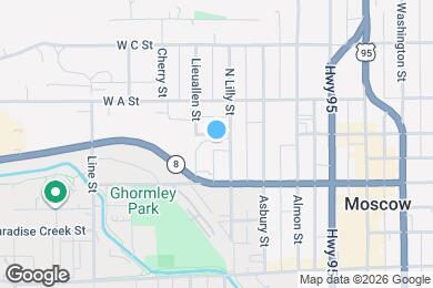Map image of the property - 101 S Lilly St