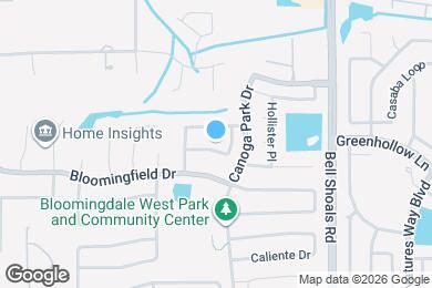 Map image of the property - 610 Oakmoss Dr