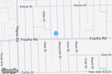 Map image of the property - 15541 Frazho Rd