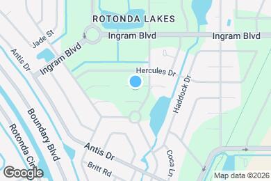 Map image of the property - Move-In Ready 4-Bedroom Home with Modern Furnishings in Rotonda West