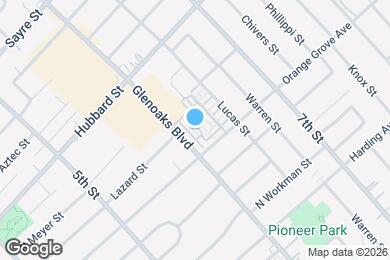 Map image of the property - 1937 Glenoaks Blvd