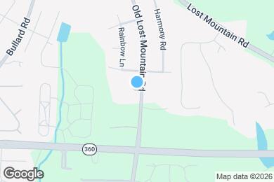 Map image of the property - 1950 Old Lost Mountain Rd