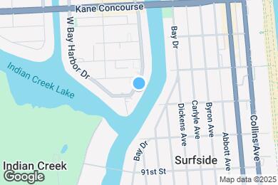 Map image of the property - 9111 E Bay Harbor Dr