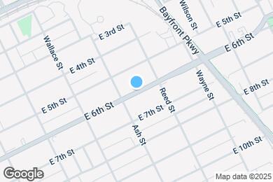 Map image of the property - 630 E 6th St