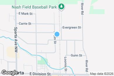 Map image of the property - 186 N Elm St