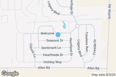 Map image of the property - 2956 Seasons Dr