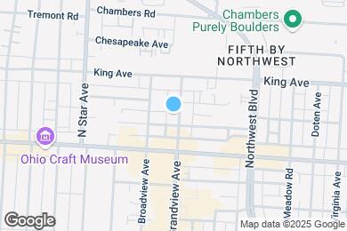 Map image of the property - 1579 Grandview Ave