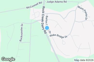 Map image of the property - 6624 Barton Creek Dr