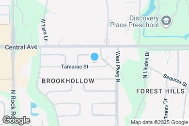 Map image of the property - 8604 E Tamarac St
