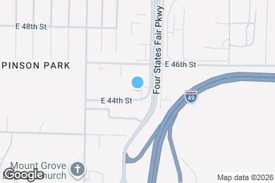 Map image of the property - Parkway Townhomes