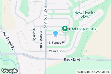 Map image of the property - 1128 N Spruce Dr