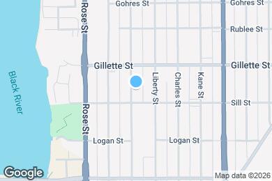 Map image of the property - 1516 Avon St