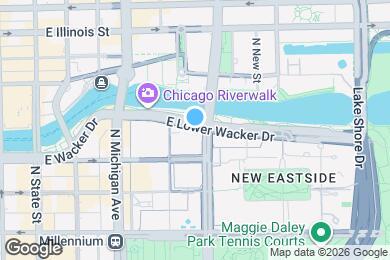 Map image of the property - 239 E Wacker Dr