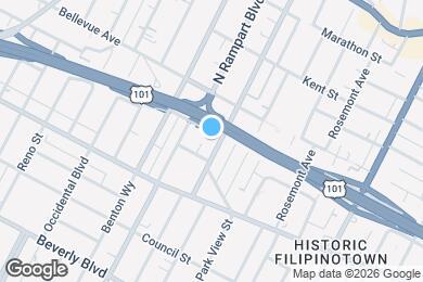 Map image of the property - 421 1/2 N Coronado St-