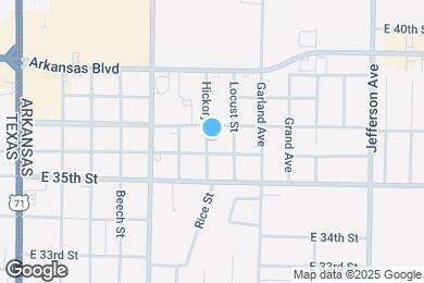 Map image of the property - 3604 Hickory St