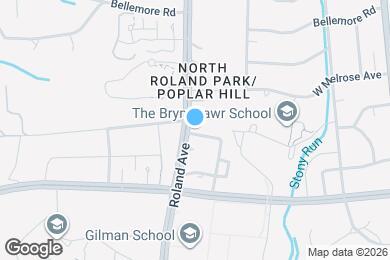 Map image of the property - 5515 Roland Ave