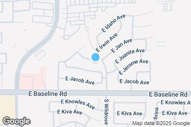 Map image of the property - 10253 E Jerome Ave