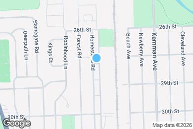 Map image of the property - 1437 Homestead Rd