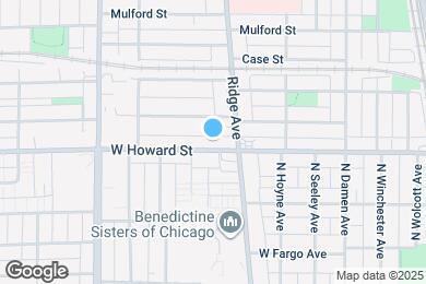 Map image of the property - 1001 W Howard St