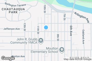 Map image of the property - 1803 10th St