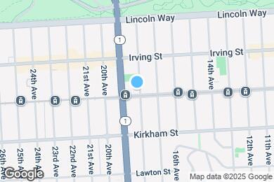 Map image of the property - 1387 18th Ave