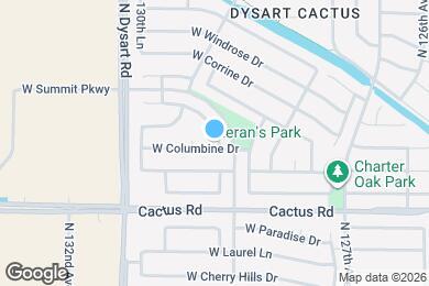 Map image of the property - 12918 W Columbine Dr