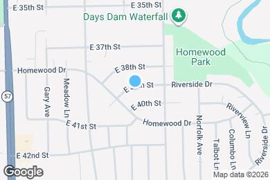 Map image of the property - 2522 E 39th St