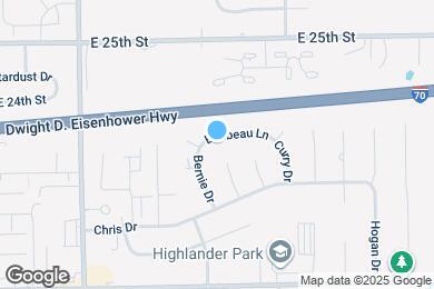 Map image of the property - 10221 Baribeau Ln