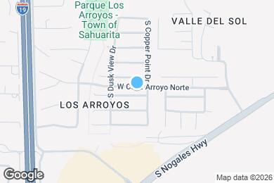 Map image of the property - 660 W Cholla Crest Dr