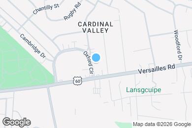 Map image of the property - 1805 Oxford Cir